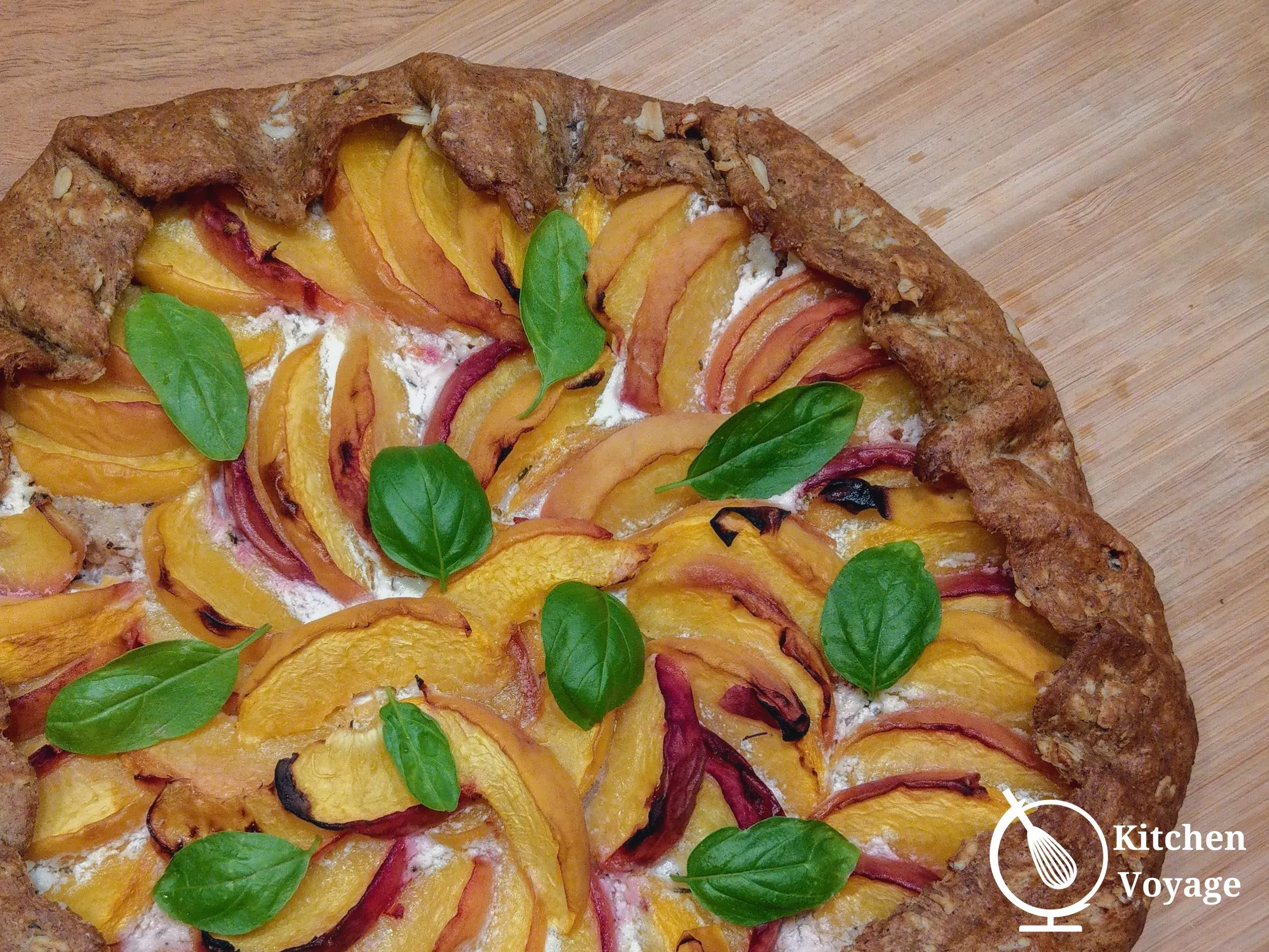 Peach and Goat Cheese Galette