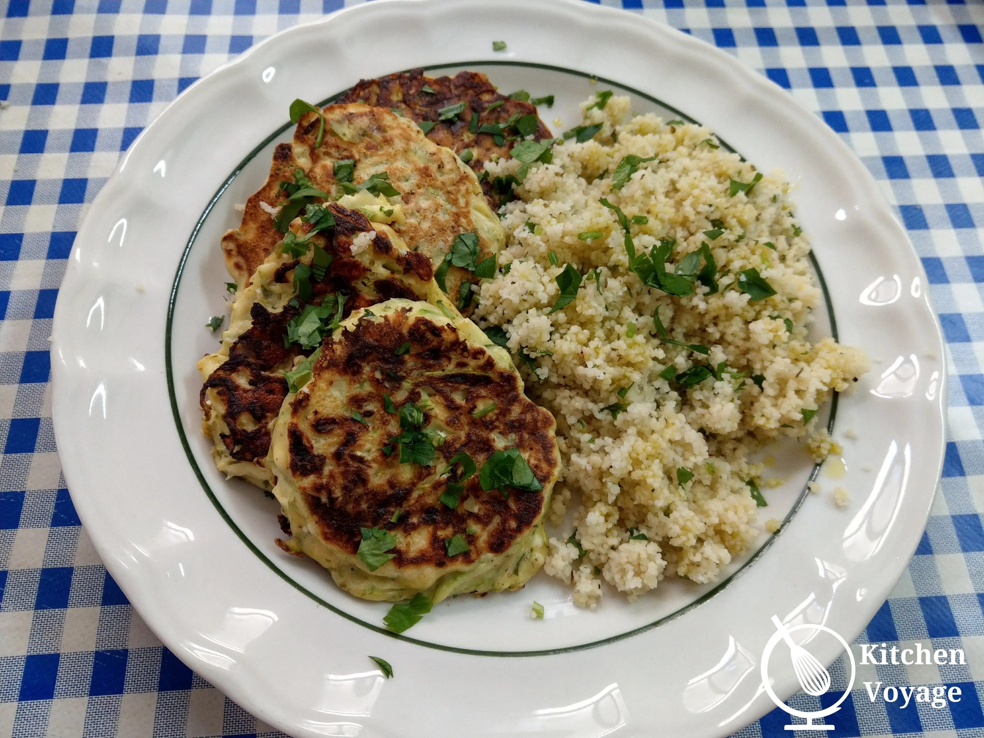 Zucchini and Feta Cheese Fritters